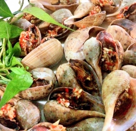 Ốc muỗng nướng muối ớt