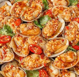 Sò sữa nướng muối ớt