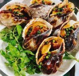 Ốc khế nướng muối tiêu