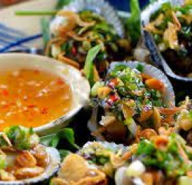 Sò lông nướng mỡ hành