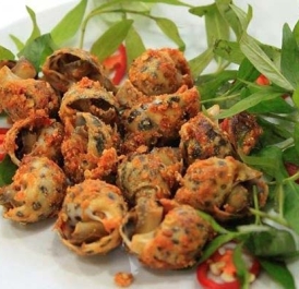 Ốc hương rang muối