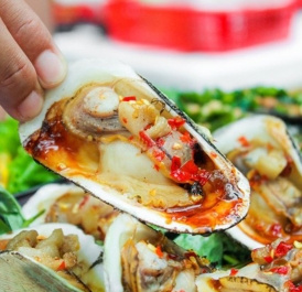 Sò dẹo nướng muối ớt