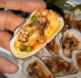 Sò dẹo nướng tiêu xanh